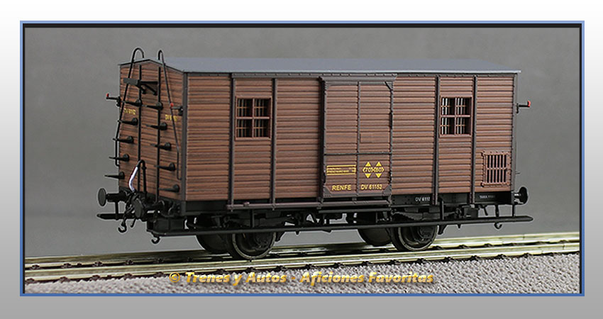 Furgón equipajes Serie DV 61152 - Renfe