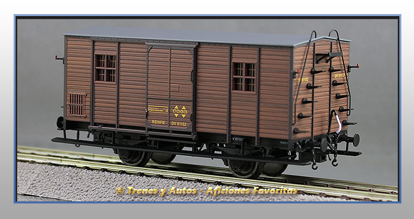 Furgón equipajes Serie DV 61152 - Renfe