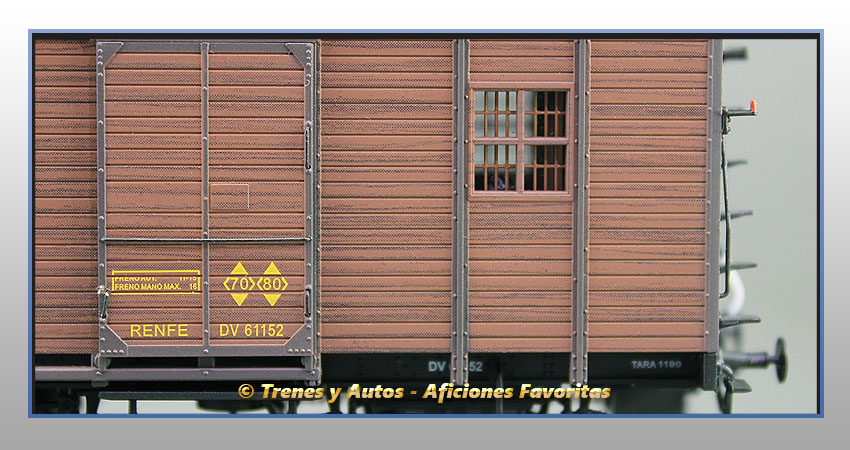 Furgón equipajes Serie DV 61152 - Renfe