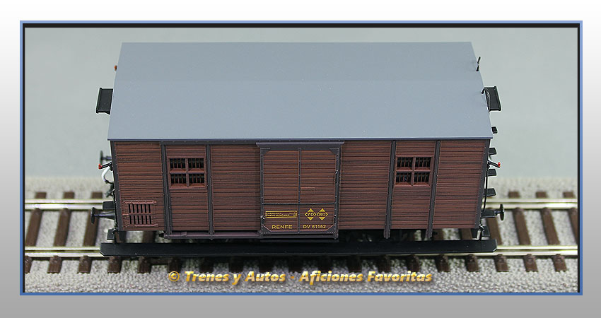 Furgón equipajes Serie DV 61152 - Renfe