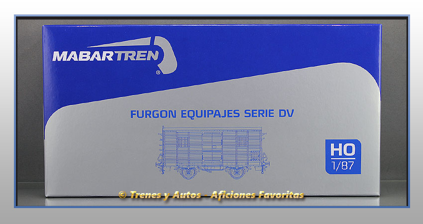 Furgón equipajes Serie DV 61163 - Renfe