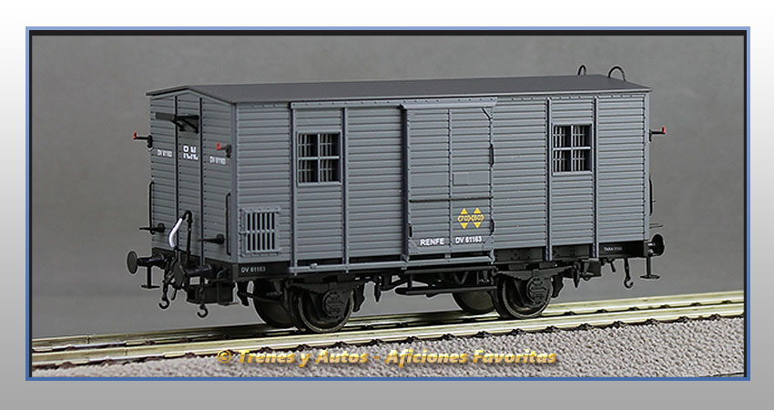 Furgón equipajes Serie DV 61163 - Renfe