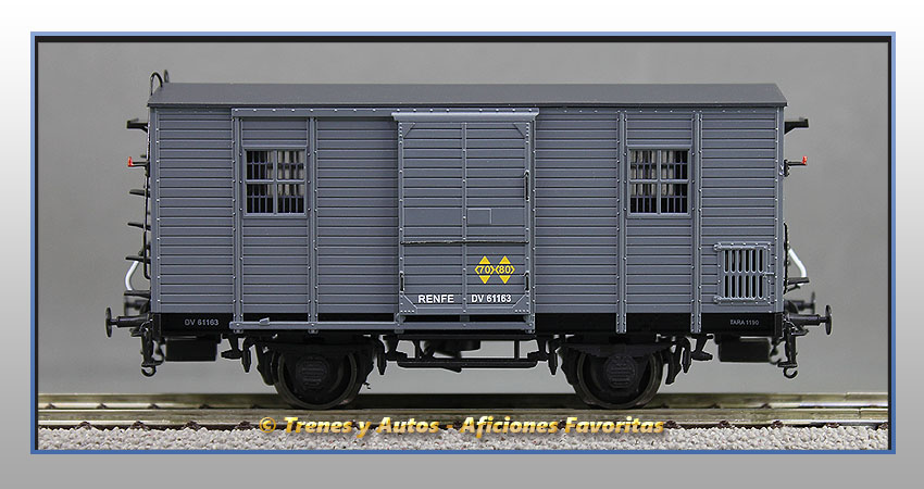 Furgón equipajes Serie DV 61163 - Renfe