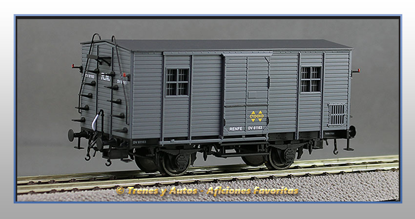 Furgón equipajes Serie DV 61163 - Renfe