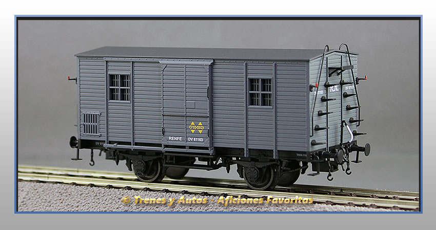 Furgón equipajes Serie DV 61163 - Renfe