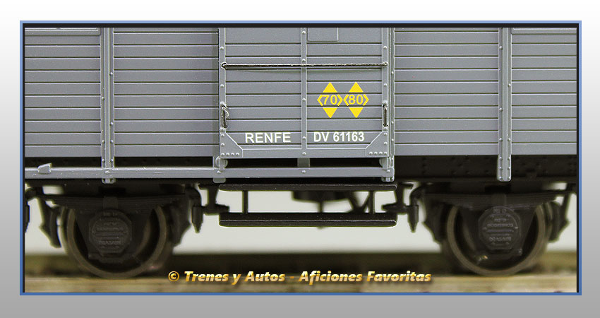 Furgón equipajes Serie DV 61163 - Renfe