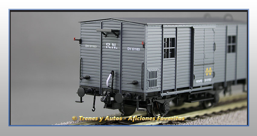 Furgón equipajes Serie DV 61163 - Renfe