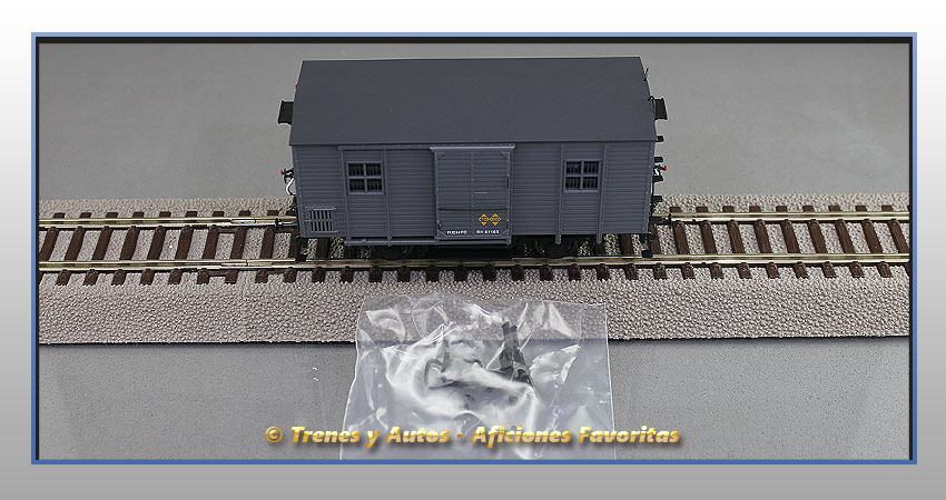 Furgón equipajes Serie DV 61163 - Renfe (Complementos)
