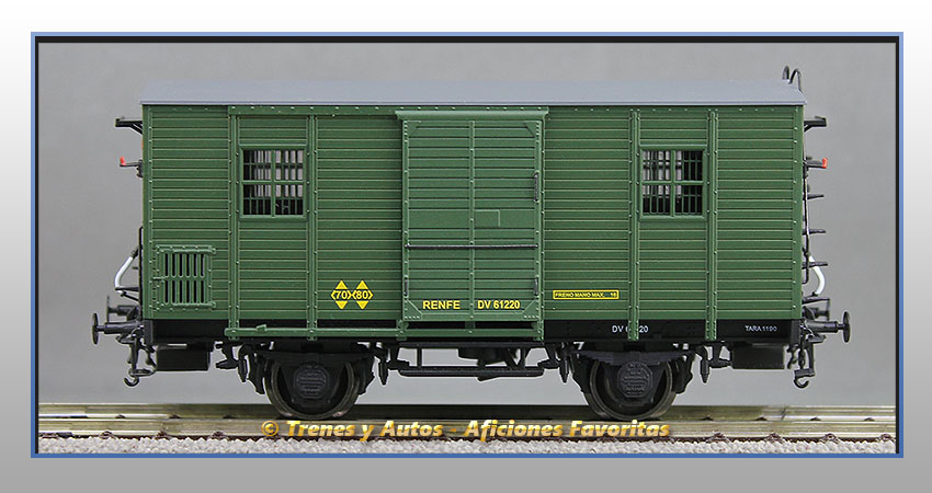 Furgón equipajes Serie DV 61220 - Renfe