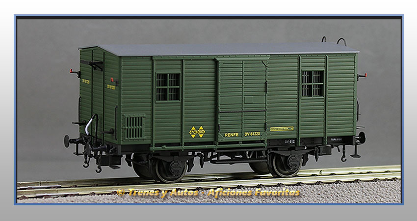 Furgón equipajes Serie DV 61220 - Renfe
