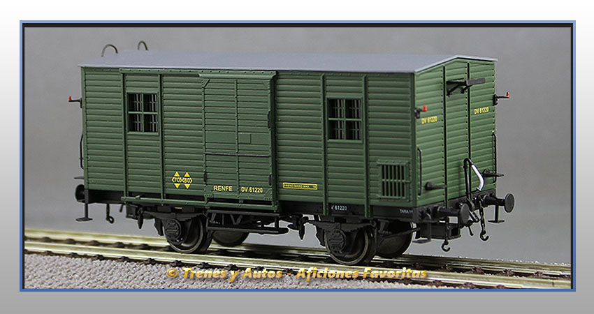 Furgón equipajes Serie DV 61220 - Renfe