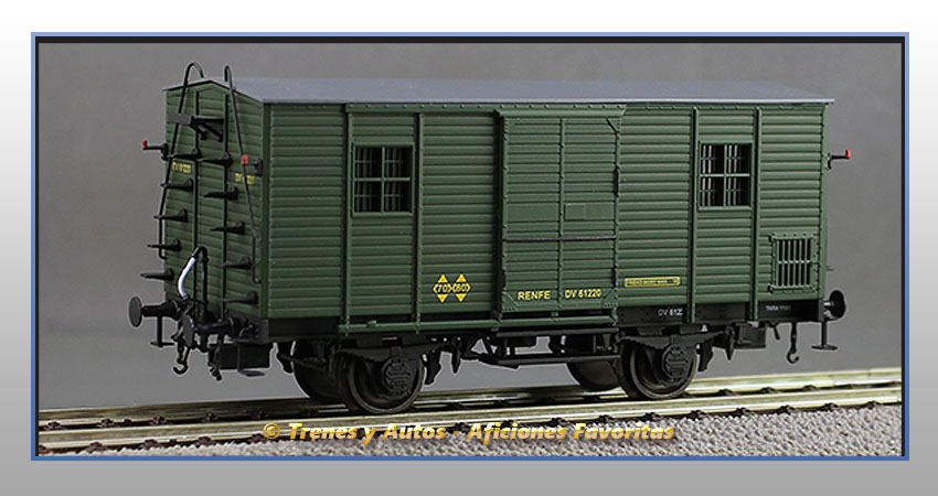 Furgón equipajes Serie DV 61220 - Renfe