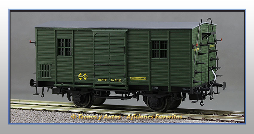 Furgón equipajes Serie DV 61220 - Renfe