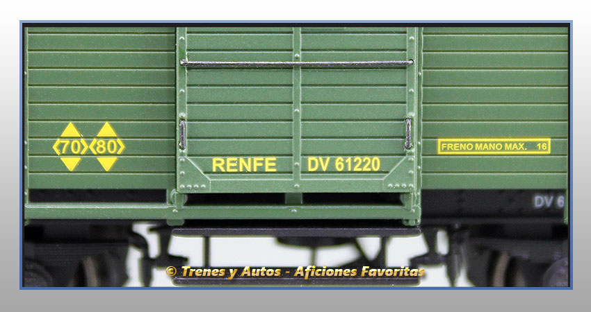 Furgón equipajes Serie DV 61220 - Renfe
