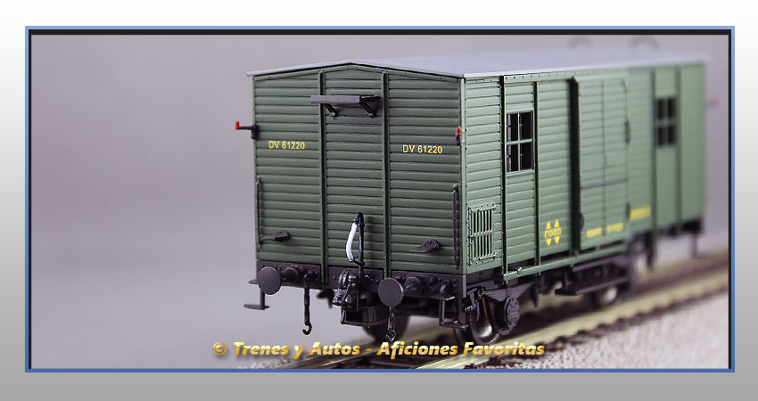 Furgón equipajes Serie DV 61220 - Renfe