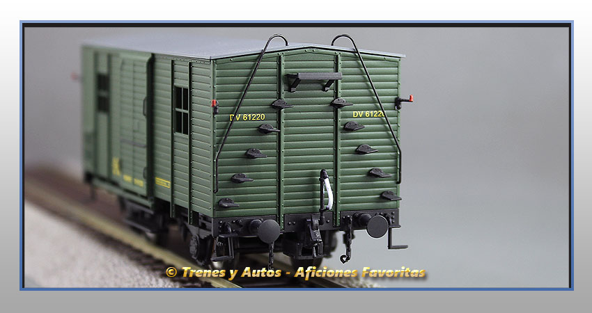 Furgón equipajes Serie DV 61220 - Renfe