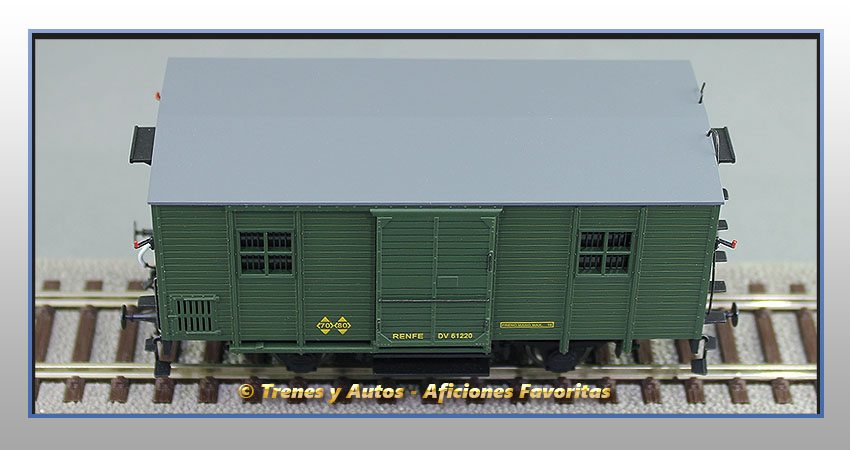 Furgón equipajes Serie DV 61220 - Renfe