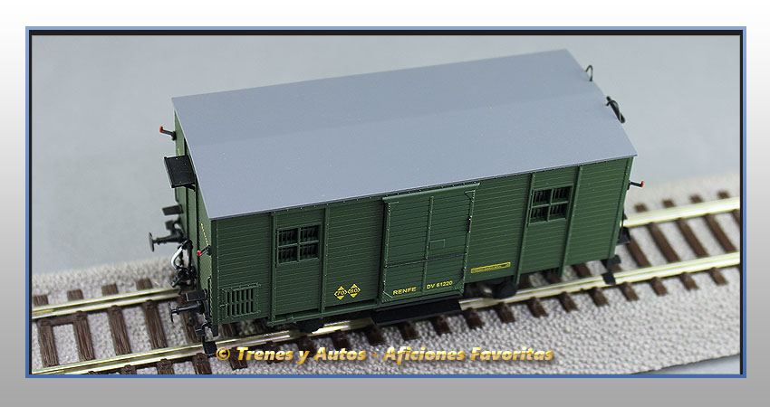 Furgón equipajes Serie DV 61220 - Renfe