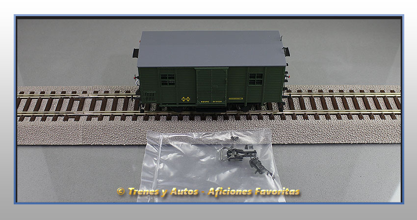 Furgón equipajes Serie DV 61220 - Renfe (Complementos)