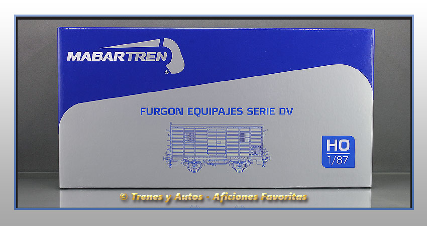 Furgón equipajes Serie DV 61250 - Renfe