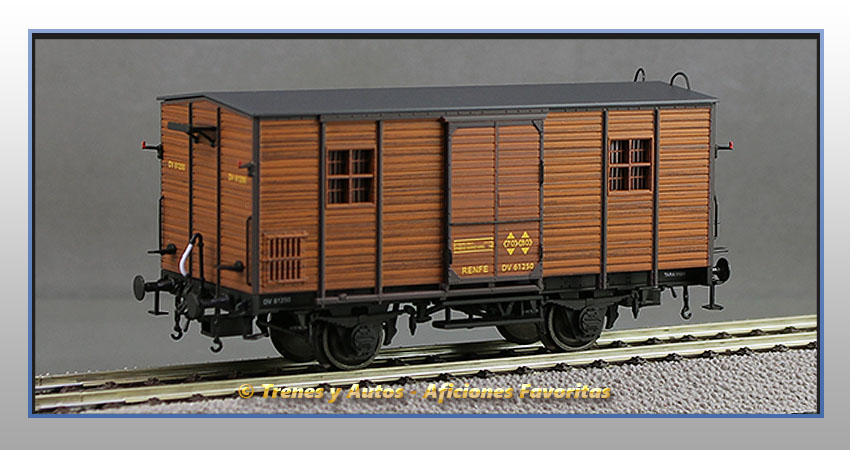 Furgón equipajes Serie DV 61250 - Renfe