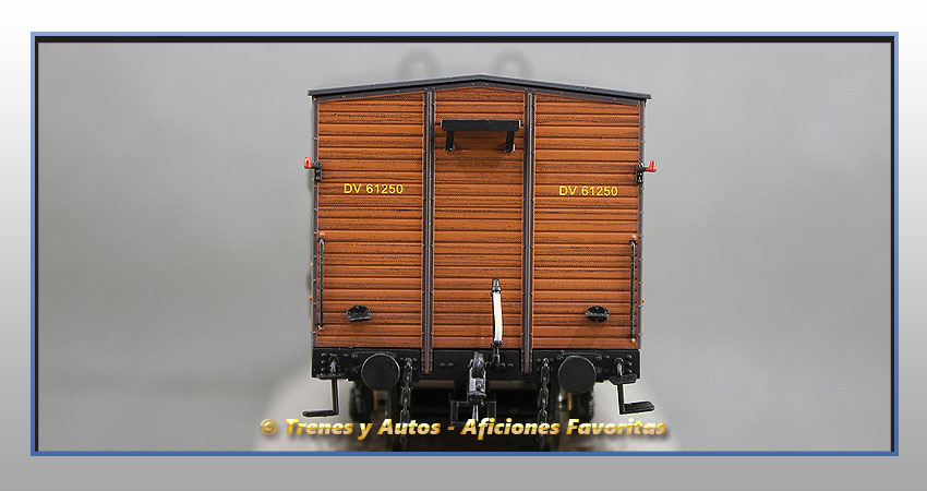 Furgón equipajes Serie DV 61250 - Renfe