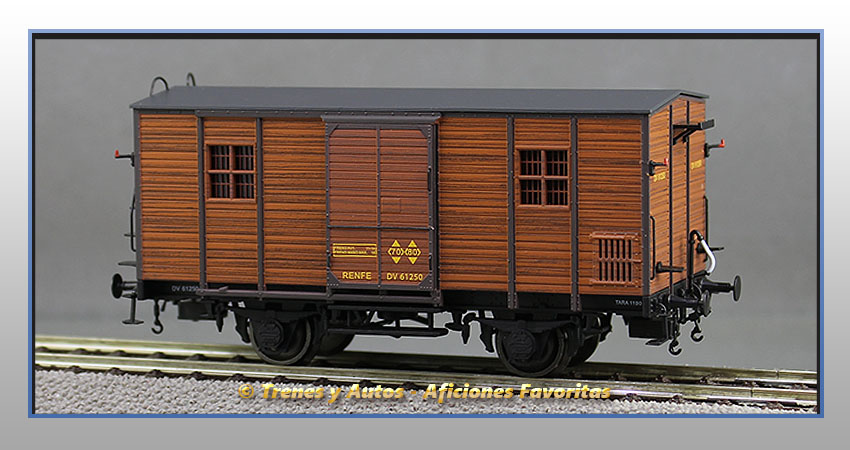 Furgón equipajes Serie DV 61250 - Renfe