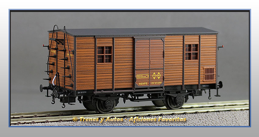Furgón equipajes Serie DV 61250 - Renfe