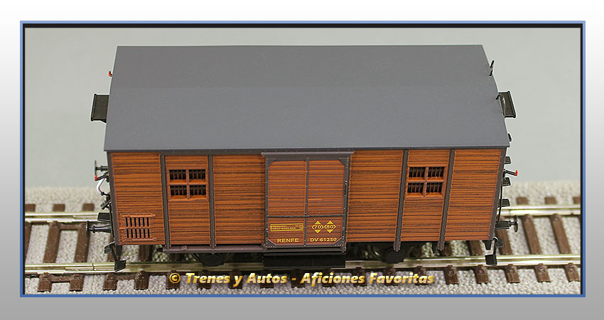 Furgón equipajes Serie DV 61250 - Renfe