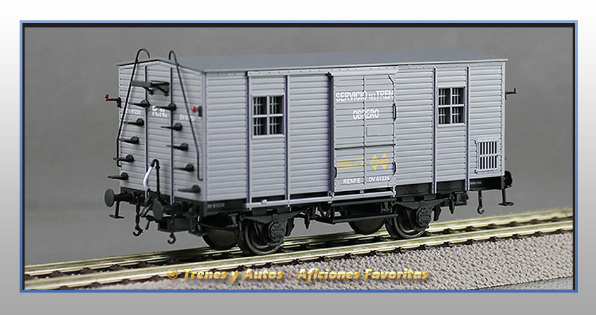 Furgón Serie DV 61226 "Servicio del Tren Obrero"- Renfe
