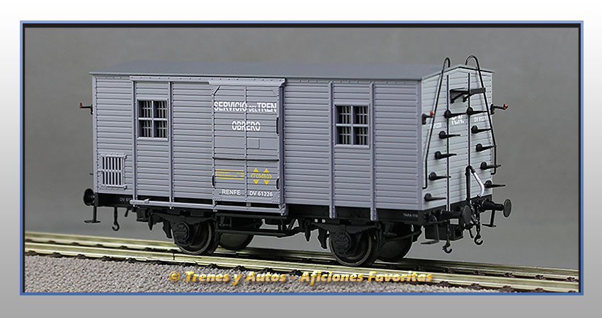Furgón Serie DV 61226 "Servicio del Tren Obrero"- Renfe