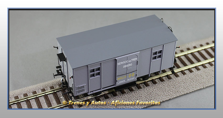 Furgón Serie DV 61226 "Servicio del Tren Obrero"- Renfe