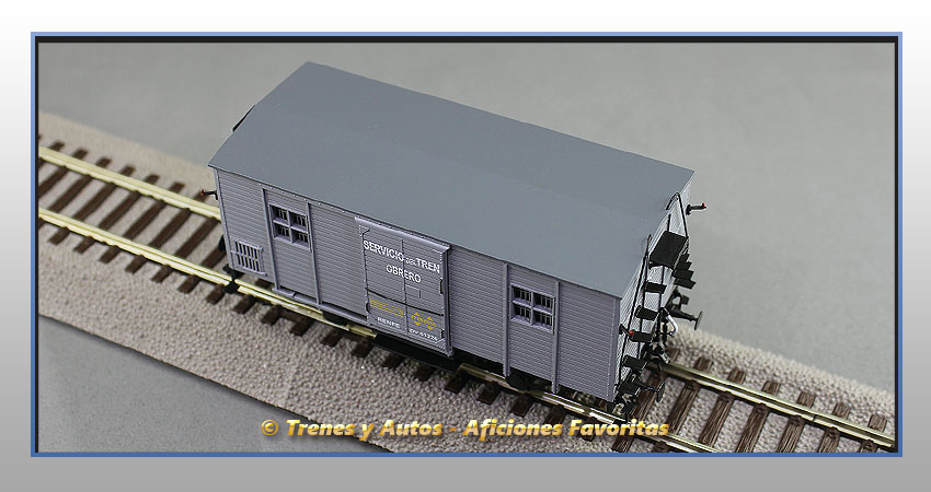 Furgón Serie DV 61226 "Servicio del Tren Obrero"- Renfe