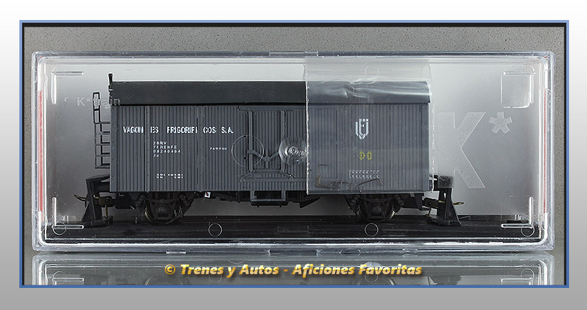 Vagón frigorífico Tipo PN 17000 "Vagones Frigoríficos SA" -  Renfe