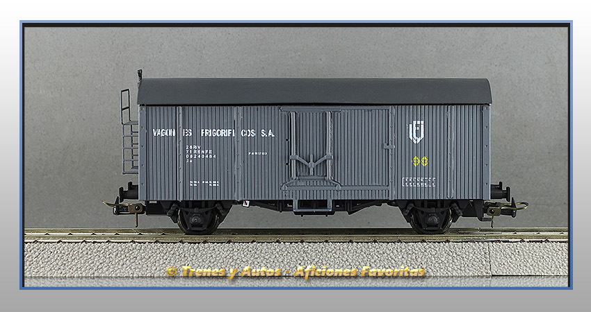 Vagón frigorífico Tipo PN 17000 "Vagones Frigoríficos SA" -  Renfe