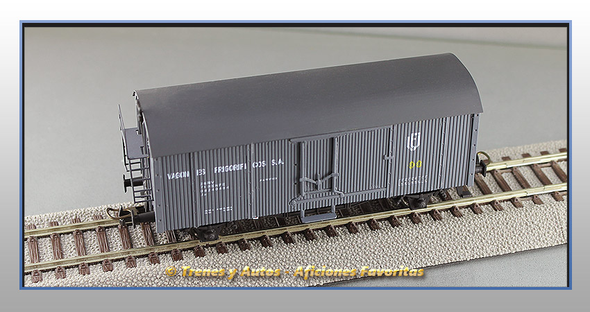 Vagón frigorífico Tipo PN 17000 "Vagones Frigoríficos SA" -  Renfe