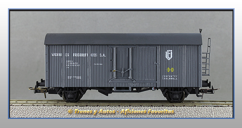 Vagón frigorífico Tipo PN 17000 "Vagones Frigoríficos SA" - Renfe