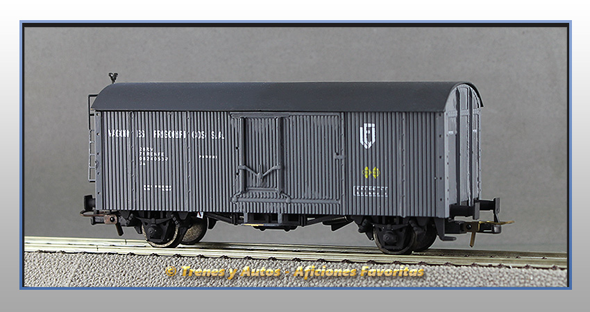 Vagón frigorífico Tipo PN 17000 "Vagones Frigoríficos SA" - Renfe