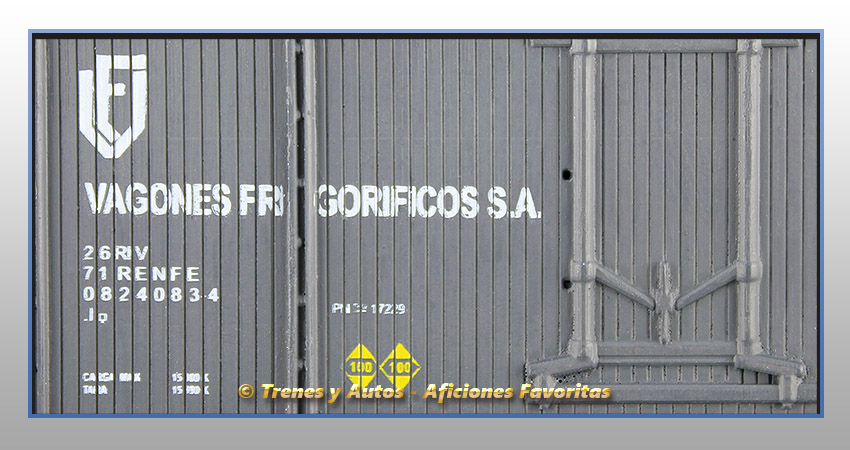Vagón frigorífico PN 17000 "Vagones Frigoríficos SA" - Renfe