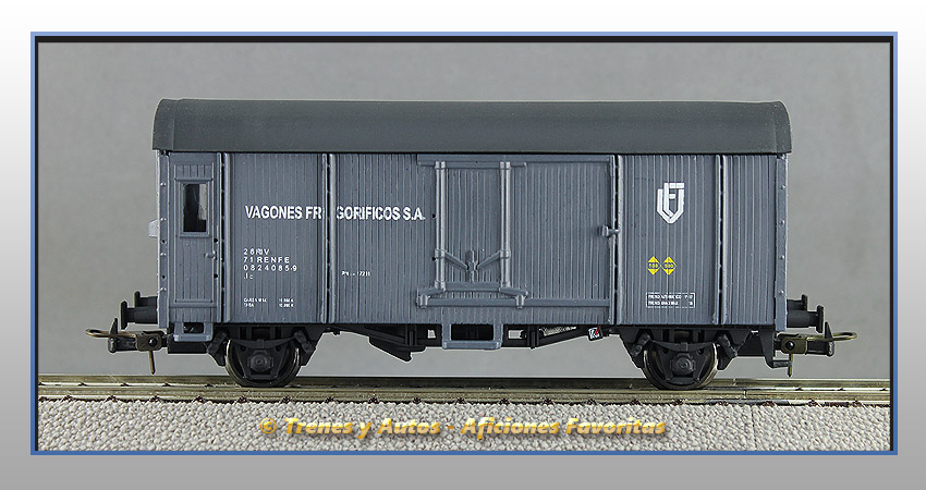 Vagón frigorífico "Vagones Frigoríficos SA" - Renfe