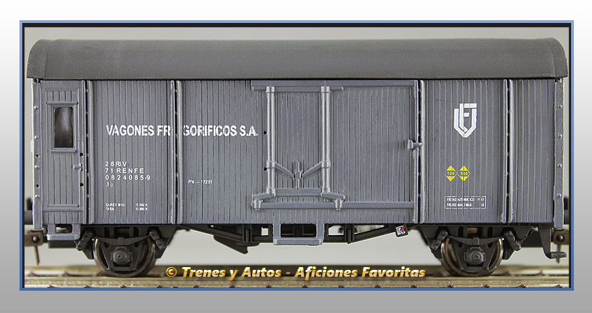 Vagón frigorífico "Vagones Frigoríficos SA" - Renfe