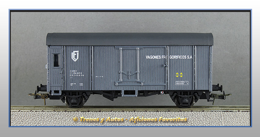 Vagón frigorífico PN 17000 "Vagones Frigoríficos SA" - Renfe