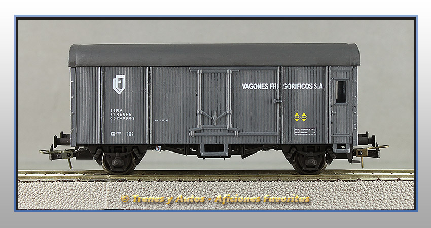 Vagón frigorífico PN 17000 "Vagones Frigoríficos SA" - Renfe