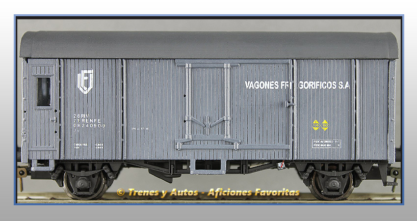 Vagón frigorífico PN 17000 "Vagones Frigoríficos SA" - Renfe