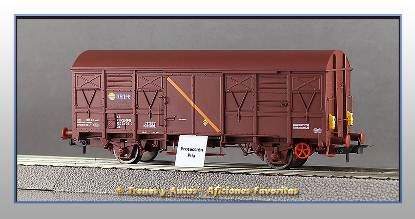 Vagones cerrados Tipo J2 "Vagones Aislantes"- Renfe