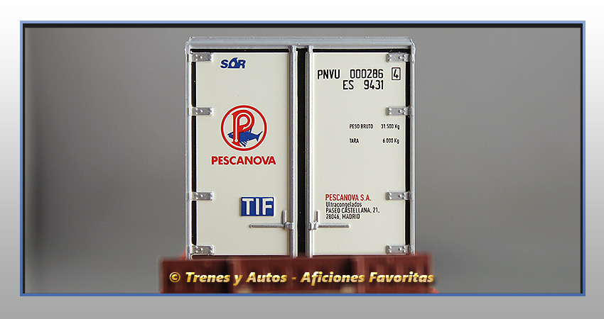 Vagón plataforma MMQC "Pescanova" - Renfe