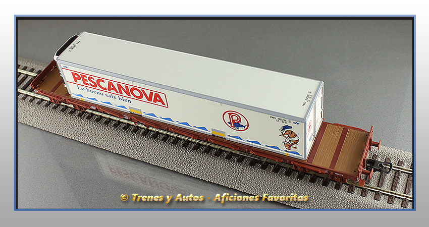Vagón plataforma MMQC "Pescanova" - Renfe