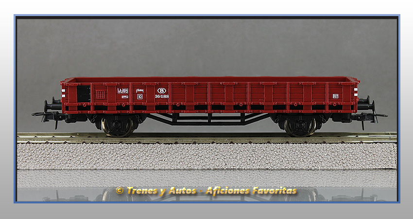Vagón borde bajo telero - NMBS