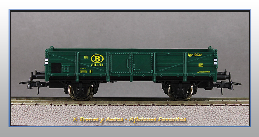 Vagón bordes medio Tipo 1203A - NMBS