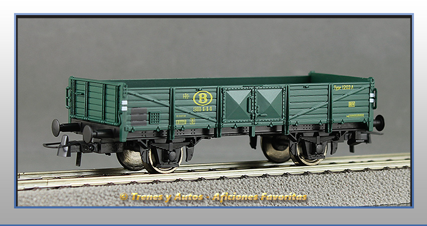 Vagón bordes medio Tipo 1203A - NMBS